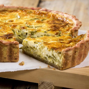 Leek and Mushroom Quiche