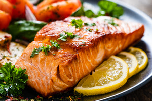 Grilled Salmon with Smokehouse Maple Seasoning