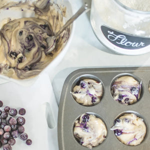 Blueberry Cream Cheese Muffins
