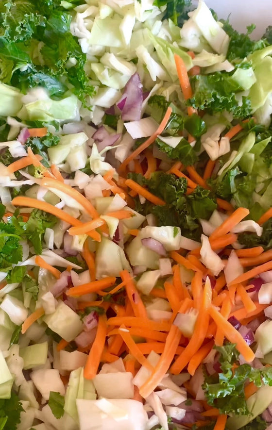 Coconut- Lime Chicken with Cabbage Salad