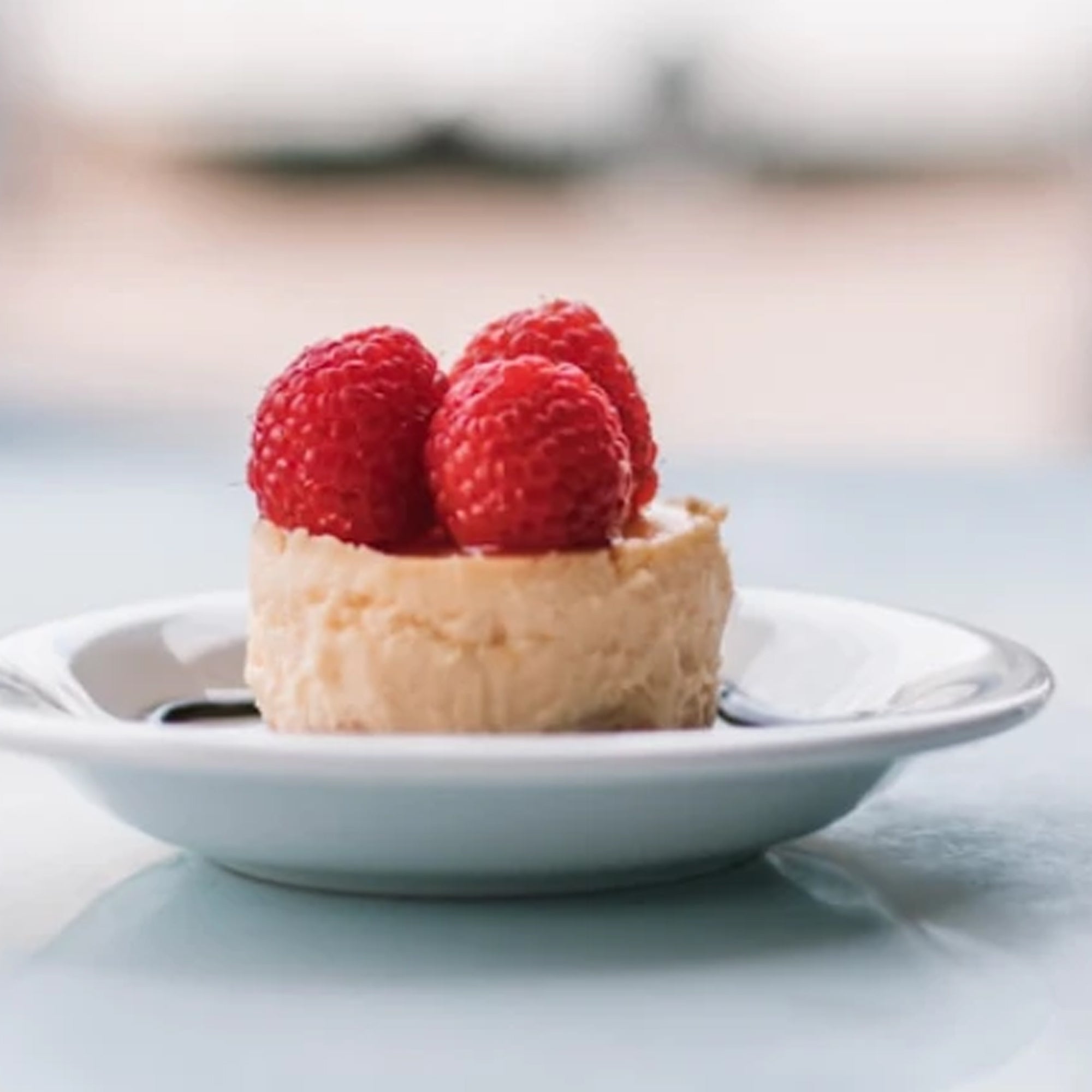 Raspberry Cheesecake Tarts - partager la joie