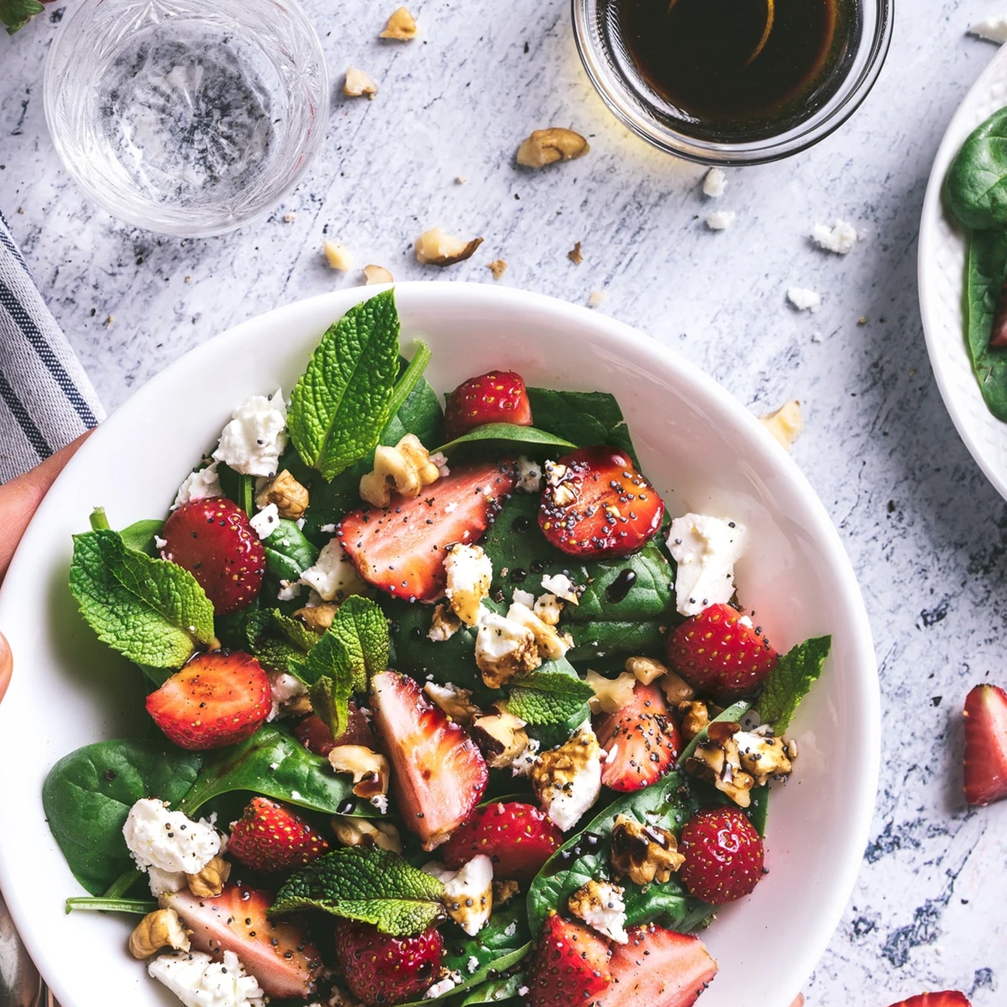 Spinach Salad with Strawberries