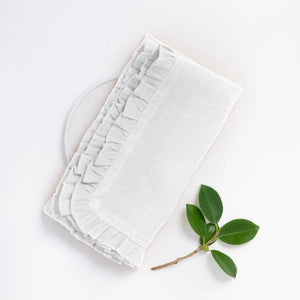 Linen Ruffle Medley Napkin Set