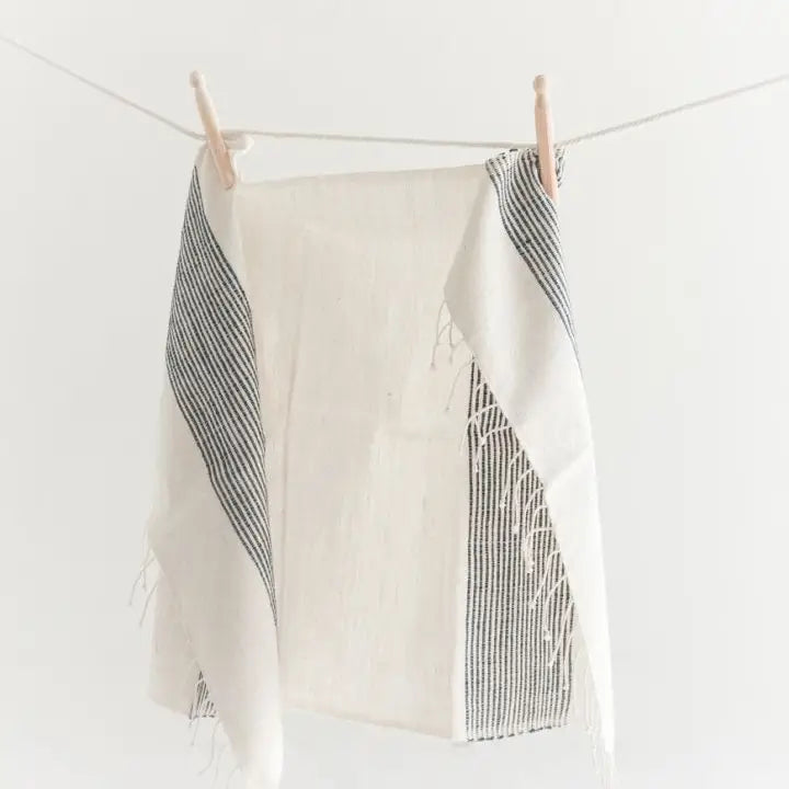 Riviera Striped Cotton Hand Towel