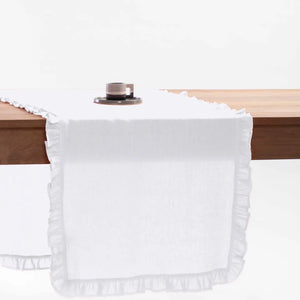Line Ruffle Medley Table Runner
