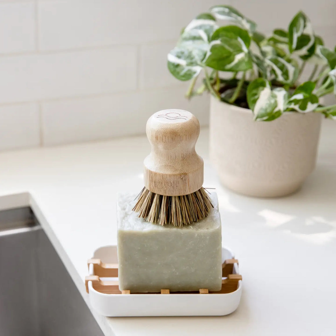Bamboo Pot Scrubber