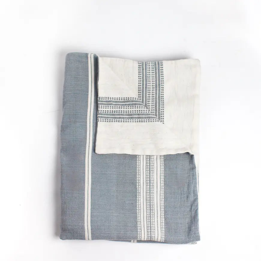 Aden Cotton Reversible Baby Blanket