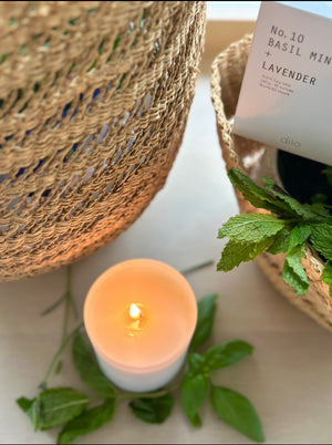 Basil Mint + Lavender Candle