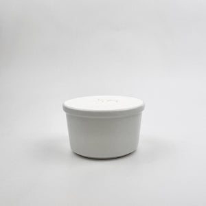 Solid Dish Soap In A White Bowl