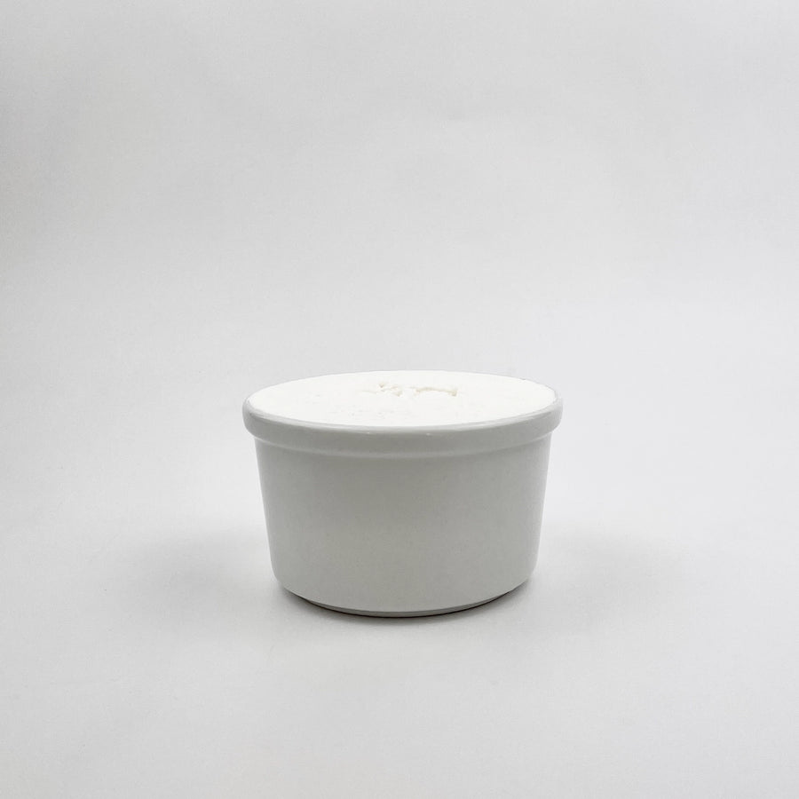Solid Dish Soap In A White Bowl