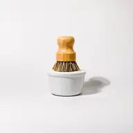 Solid Dish Soap In A White Bowl