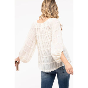 Balloon Sleeve Blouse