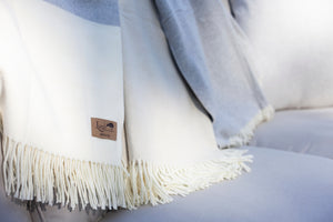 Sydney Herringbone Stripe Throw