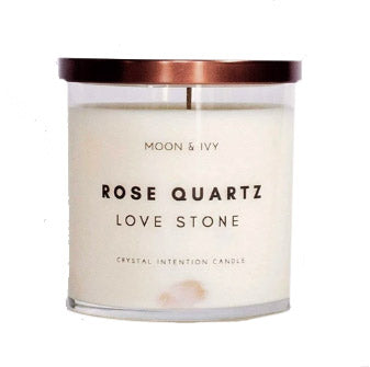 Rose Quartz Love & Harmony Candle