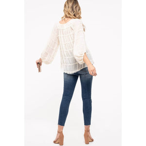 Balloon Sleeve Blouse