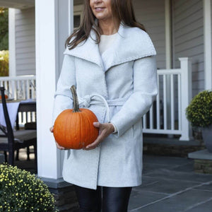 Classic Short Wrap Coat