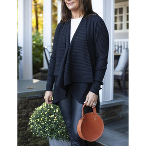 Draped Front Cardigan