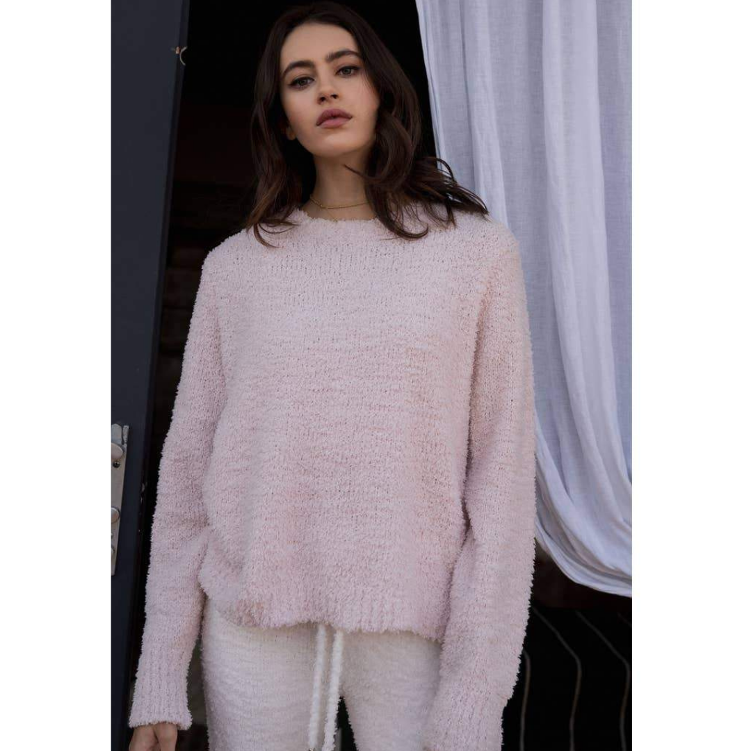 Super Soft Berber Fleece Crew Neck Top