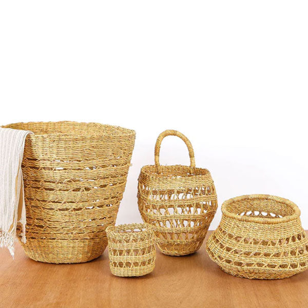 All Natural Lace Candle Holders