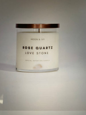 Rose Quartz Love & Harmony Candle