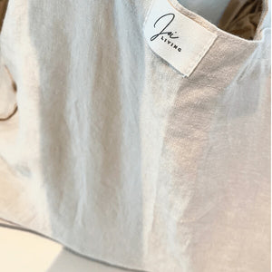 Linen Tote Shopping Bag