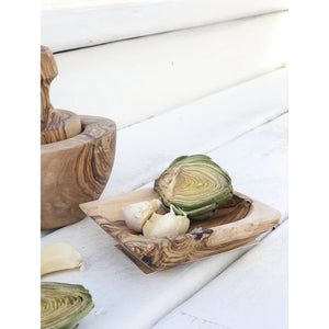 Olive Wood Square Dish
