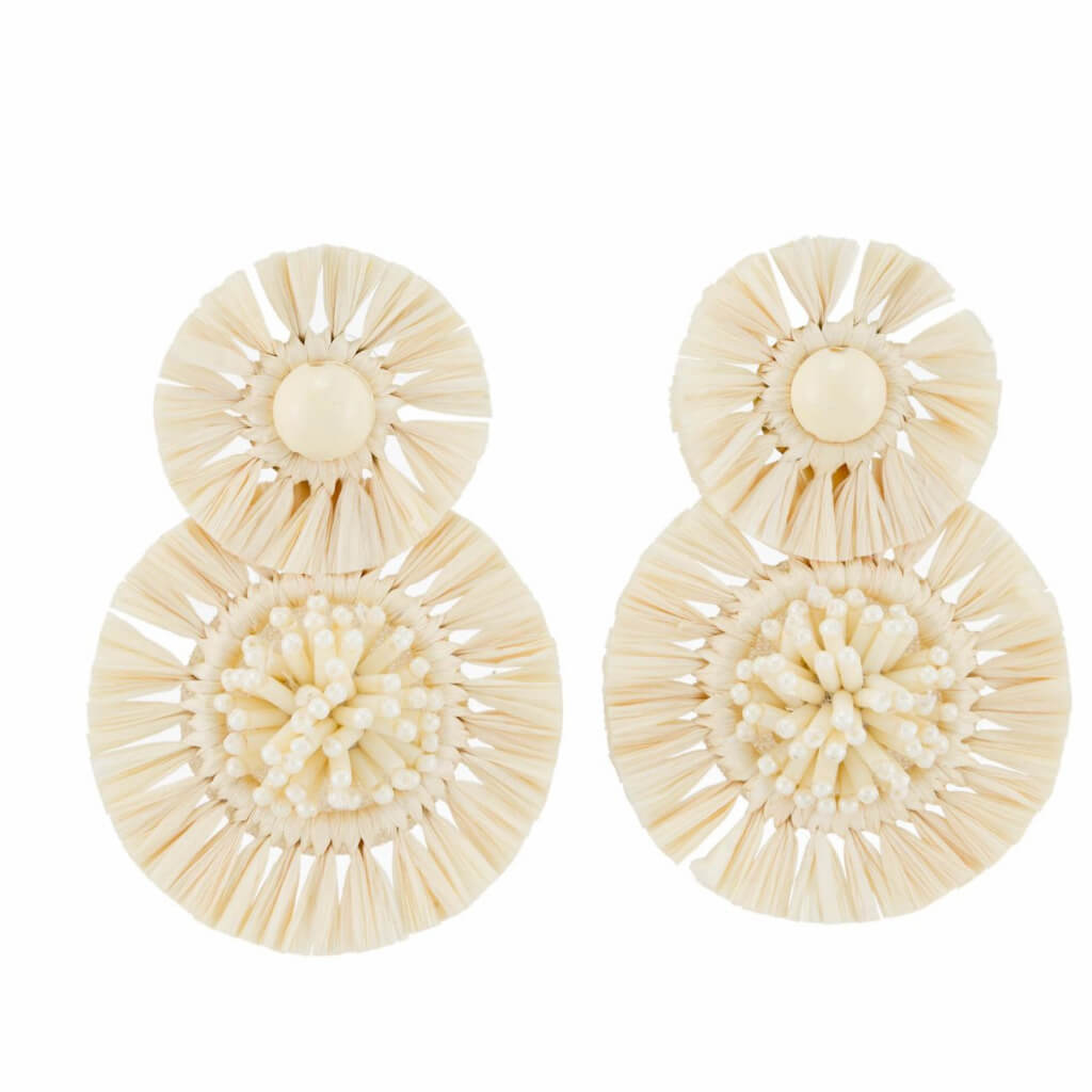 Raffia Earrings