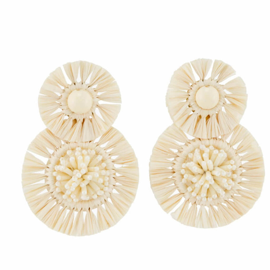 Raffia Earrings