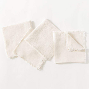 Stone Washed Linen Cocktail Napkin