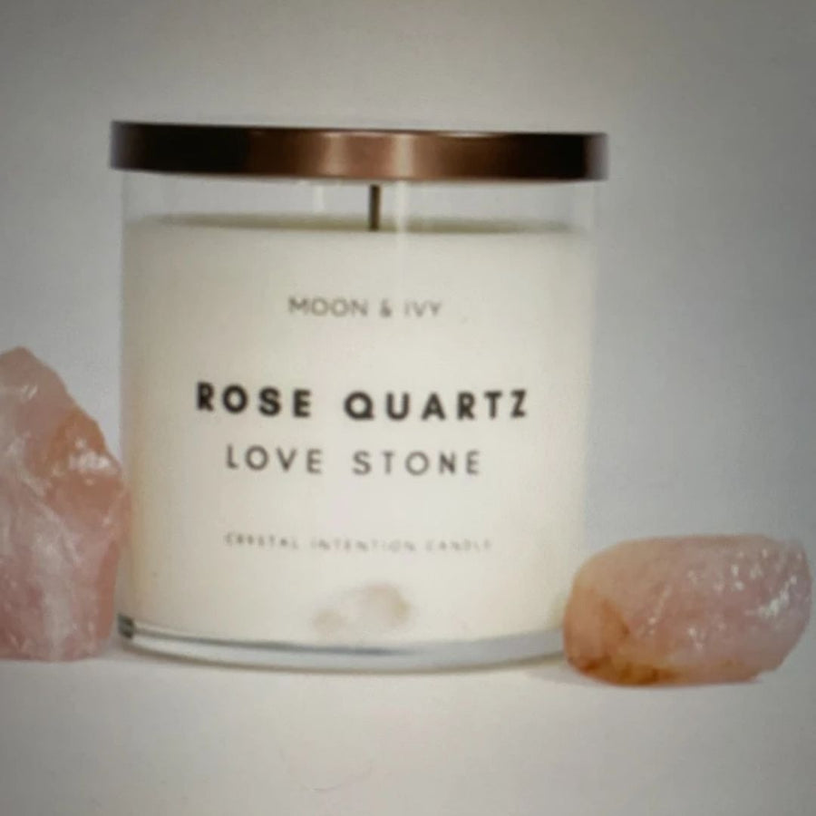 Rose Quartz Love & Harmony Candle