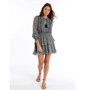 Tiered Long Sleeve Dress